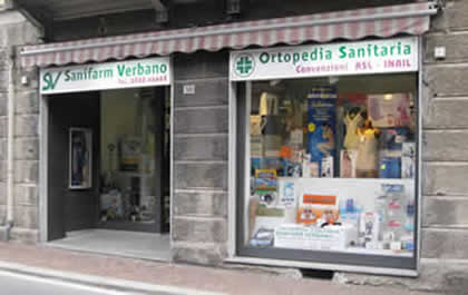 Vetrina Ortopedica Sanifarm Verbano